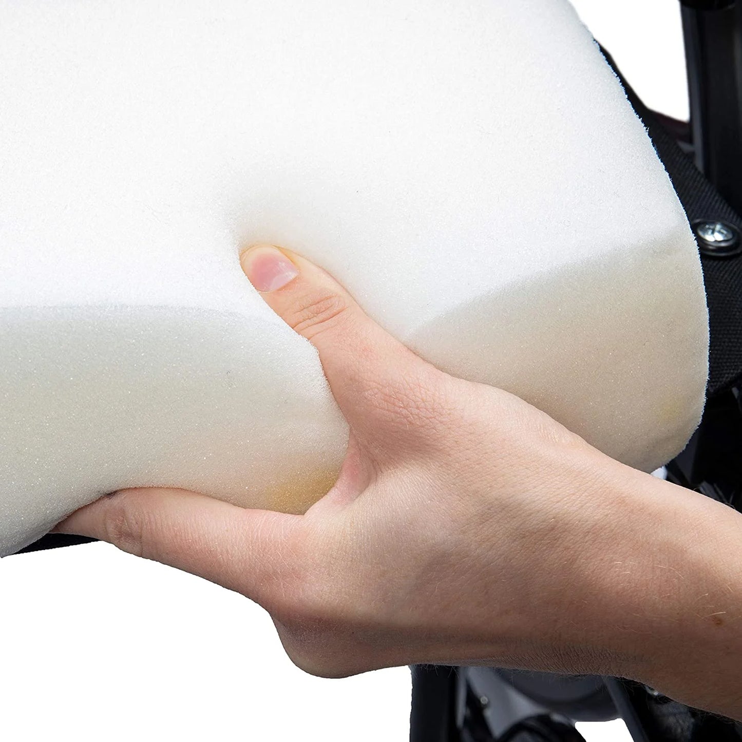 Seat and Chair Cushion, 3 X 16 X 18 in High-Density Foam Support for Wheelchairs, Office and Car Seats, FSA HSA Eligible