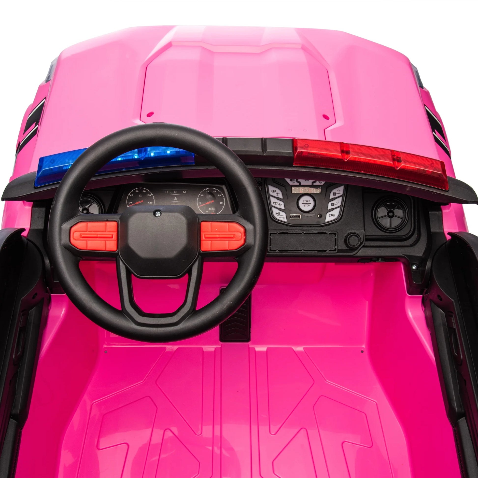 24V Kids Ride on Cars, 2 Seater Battery Powered Ride on Toy Car with Remote Control, Electric Car for Girls Boys 3-8 with Music/Led Lights/Bluetooth/Usb, Rose Red1