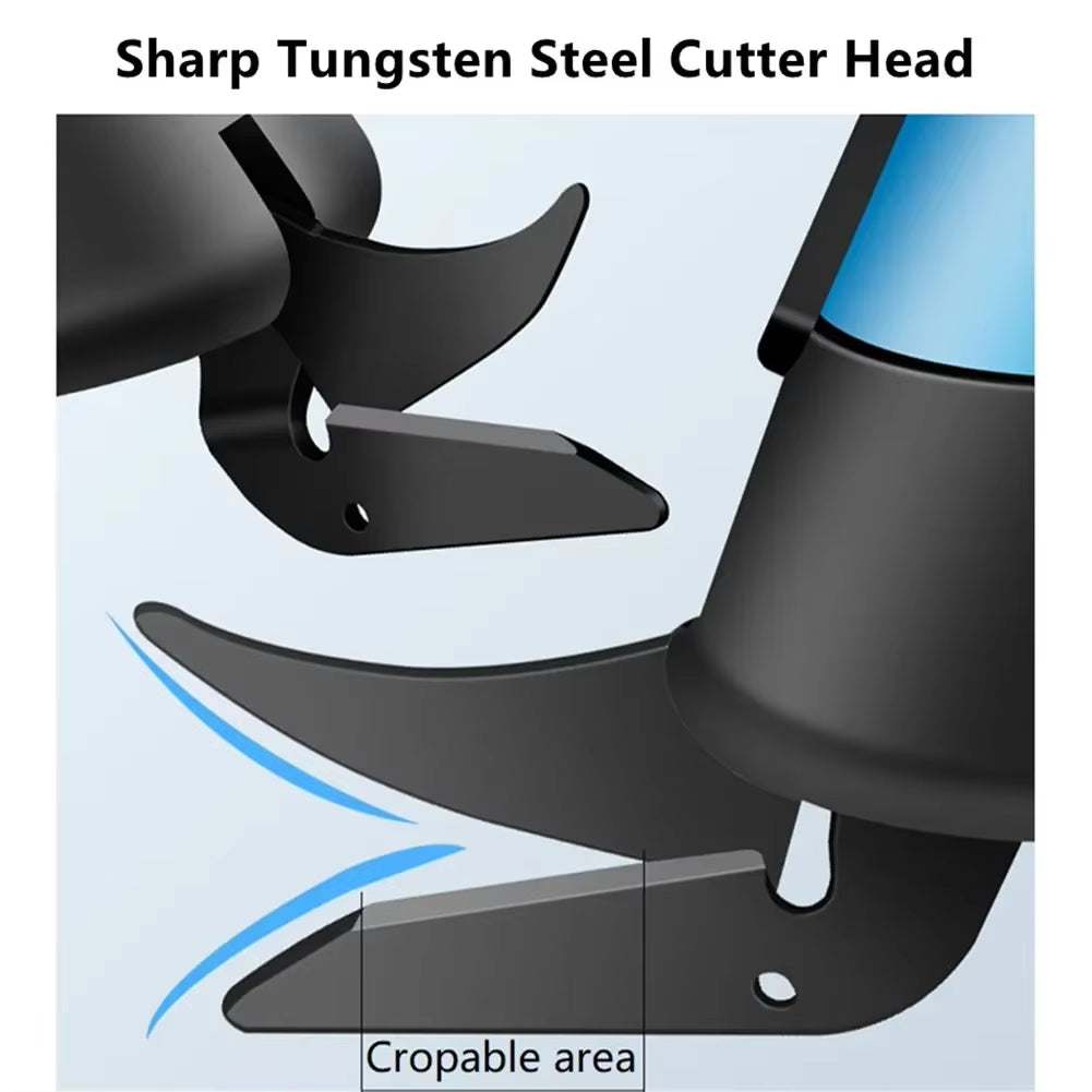 DIY Electric Scissors Cloth Cutting Leather Tailor Tungsten Carbide Blades Portable Hand Tools Lithium Batteries