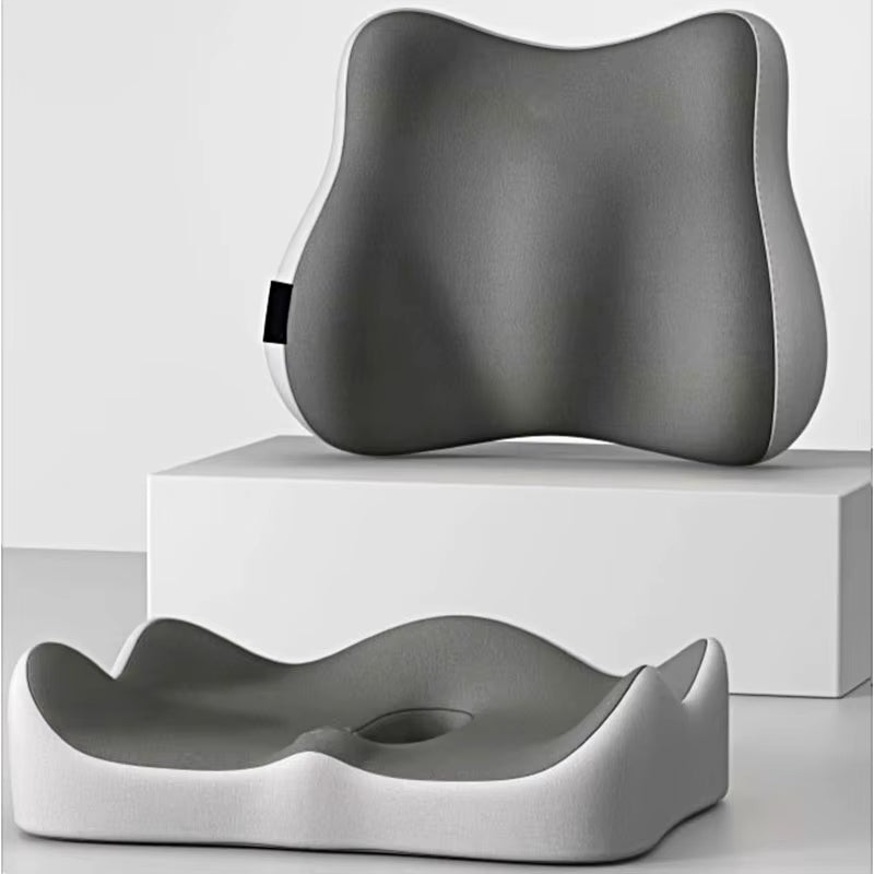 Seat Cushion Ergonomically Designed Memory Sponge Pad Suitable for Office Chairs and Wheelchairs