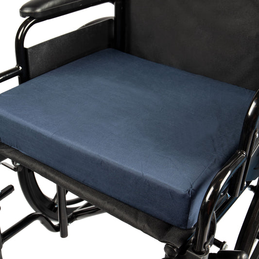 Seat and Chair Cushion, 3 X 16 X 18 in High-Density Foam Support for Wheelchairs, Office and Car Seats, FSA HSA Eligible