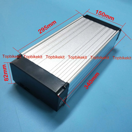 03/ 05/07 Battery Case Ebike Battery Case Aluminium Rear Rack Case 36V for Ebike Battery 18650 Cells Battery Box Ebike Parts