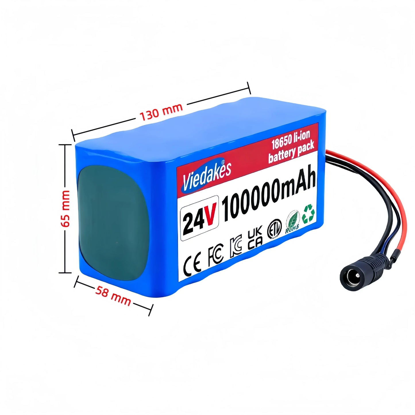 7S3P 24V 100Ah 18650 Lithium Batteries, Wheelchair Battery, Suitable for Electric Wheelchairs, Toy Cars, Quality Assurance