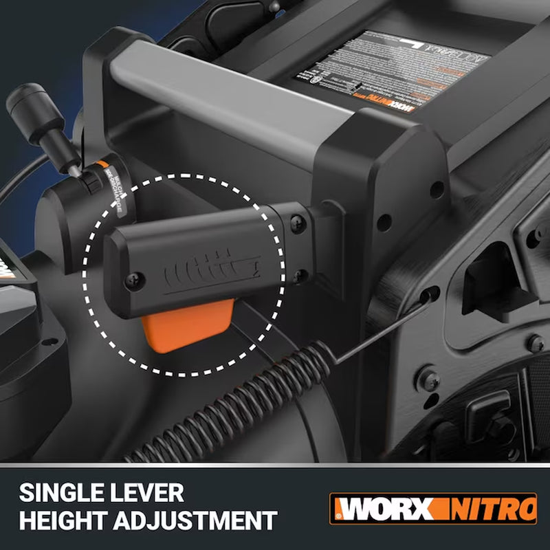 Nitro Power Share 80-Volt, 21-In Self Propelled Walk Mower with (4 X 20-Volt) 5 Ah Batteries