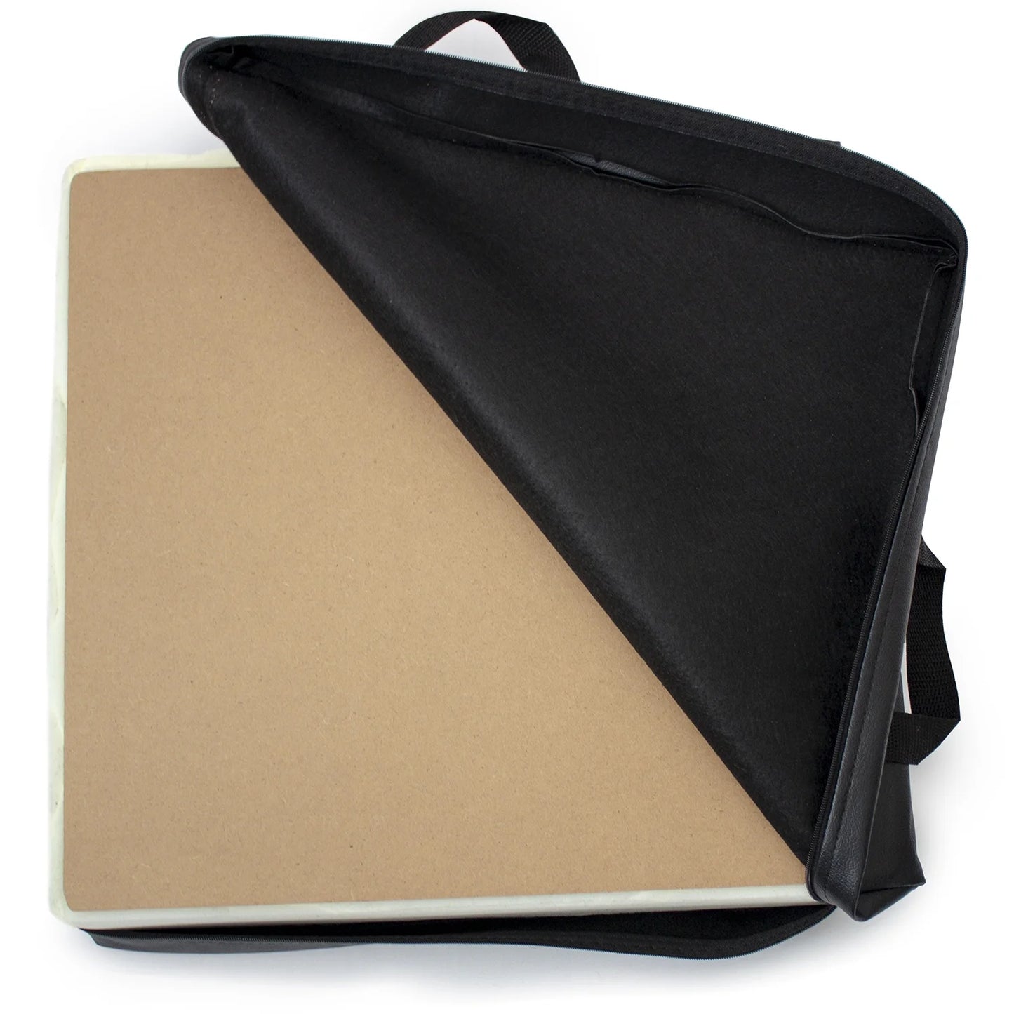 DMI 16" X 16" X 4" Foam Deluxe Seat-Lift Cushion Leatherette Cover Black (513-8884-0200)