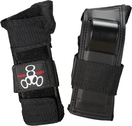 WRISTSAVER Wrist Guards, Black – Ideal for Skateboarding, In-Line Skating, and Roller Skating
