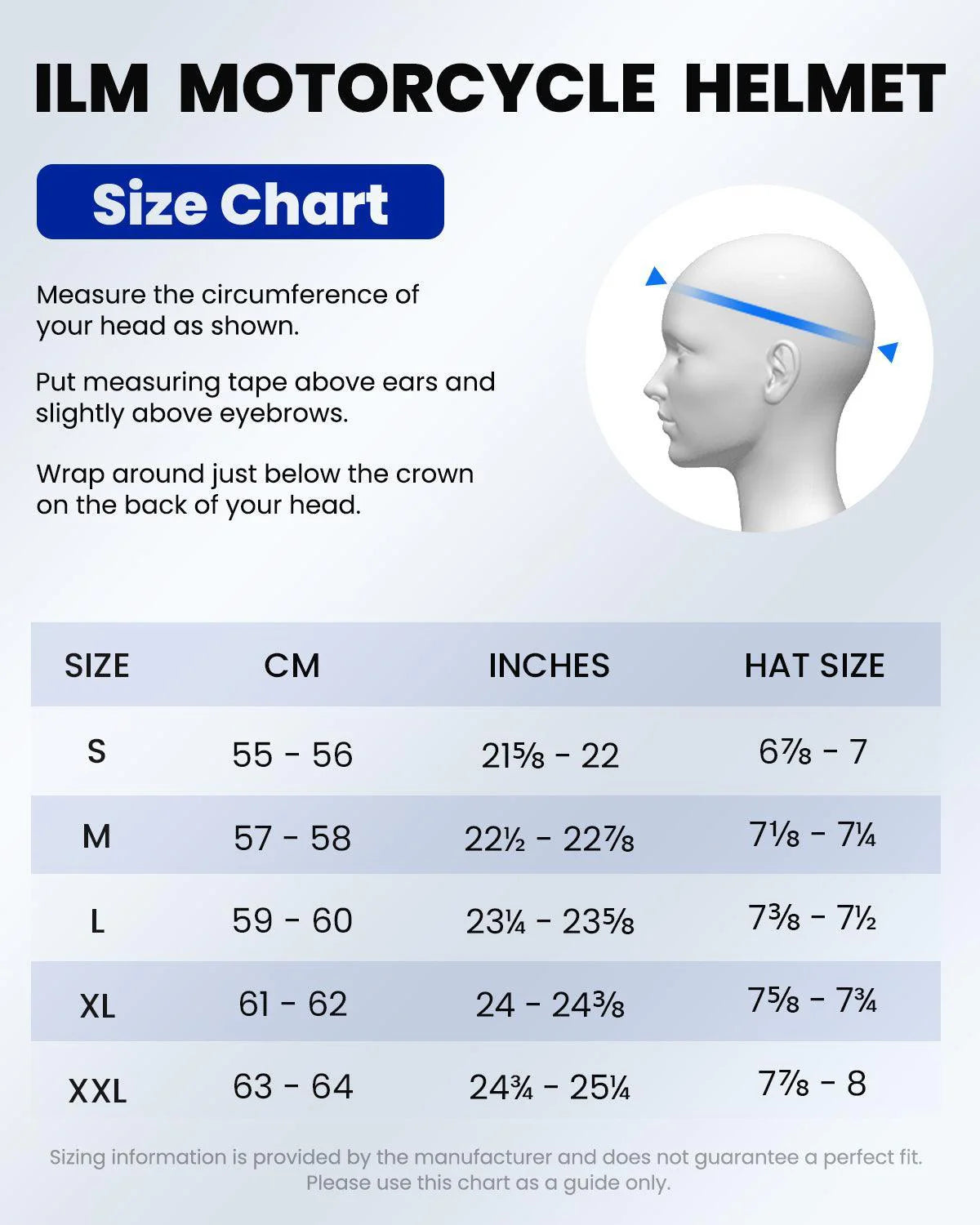 ILM Full Face Motorcycle Helmet Model Z501