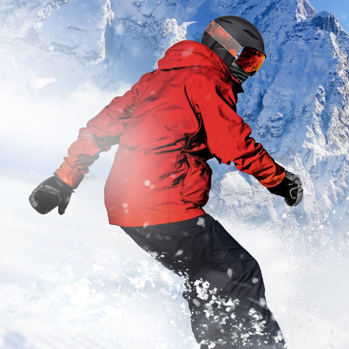 Ski Helmet - Audio Compatible and Lightweight, ASTM Standard for Men, Women and Youth