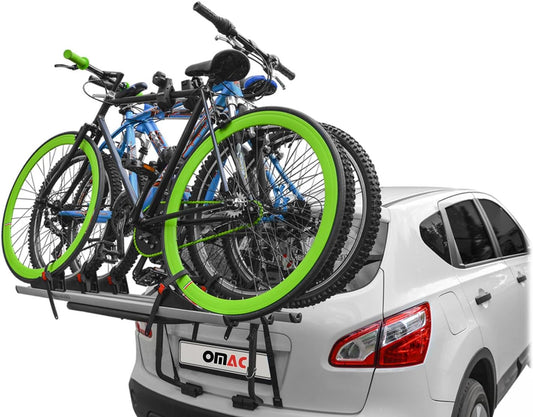 Rear Trunk Mount Bike Rack Bicycle Carrier Aluminium and Steel for 3" Receiver