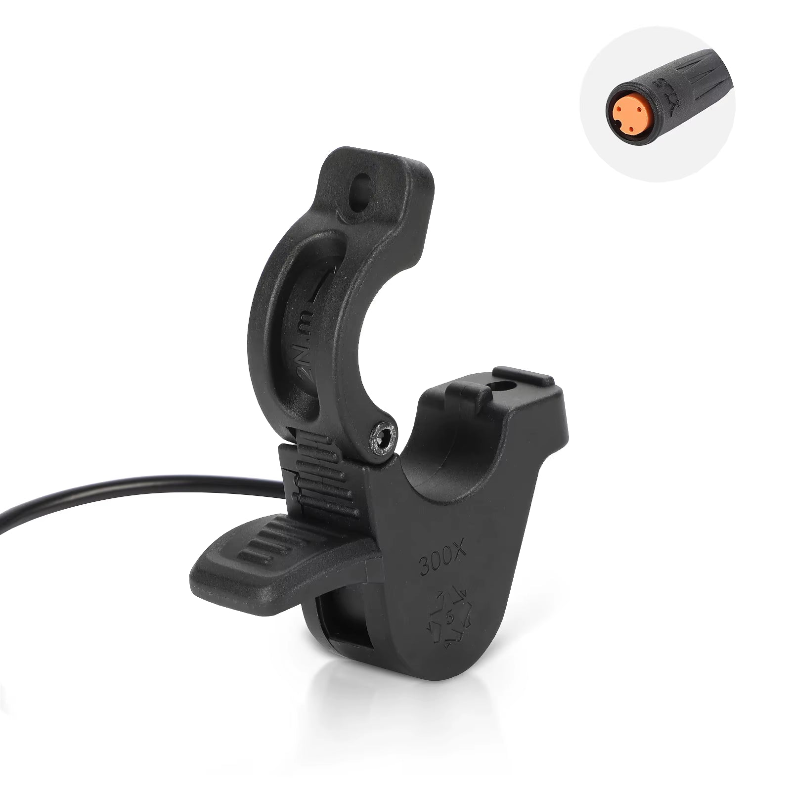 WUXING 300X Electric Bike Fast Release Thumb Throttle, Speed Accelerator for E-Bikes, E-Scooters, and Bafang Conversion Kit