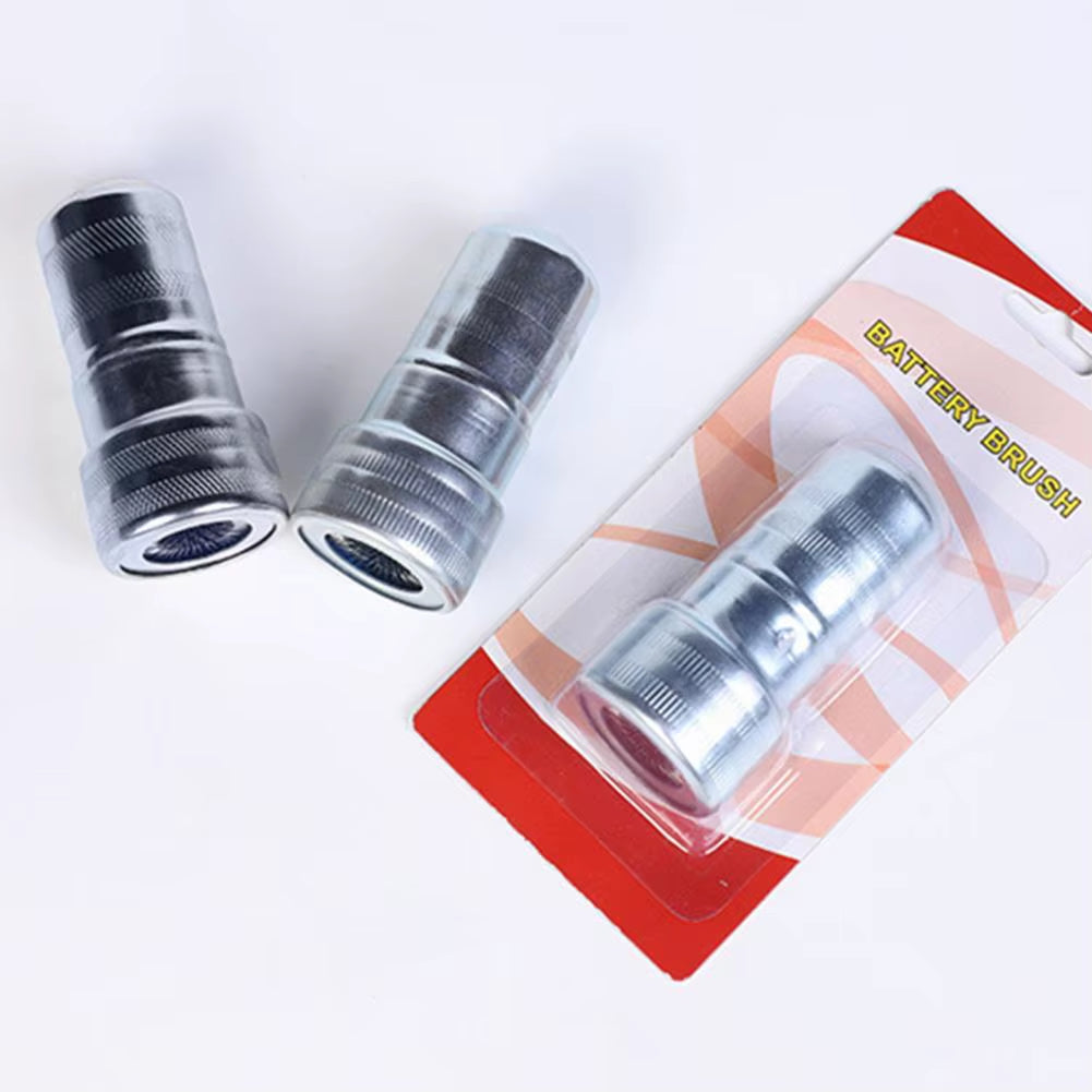 Battery Terminal Cleaner Battery Brush for Cars Battery Terminal Brush Easy-To-Use Tool for Cars Boats Trucks Removes Corrosion