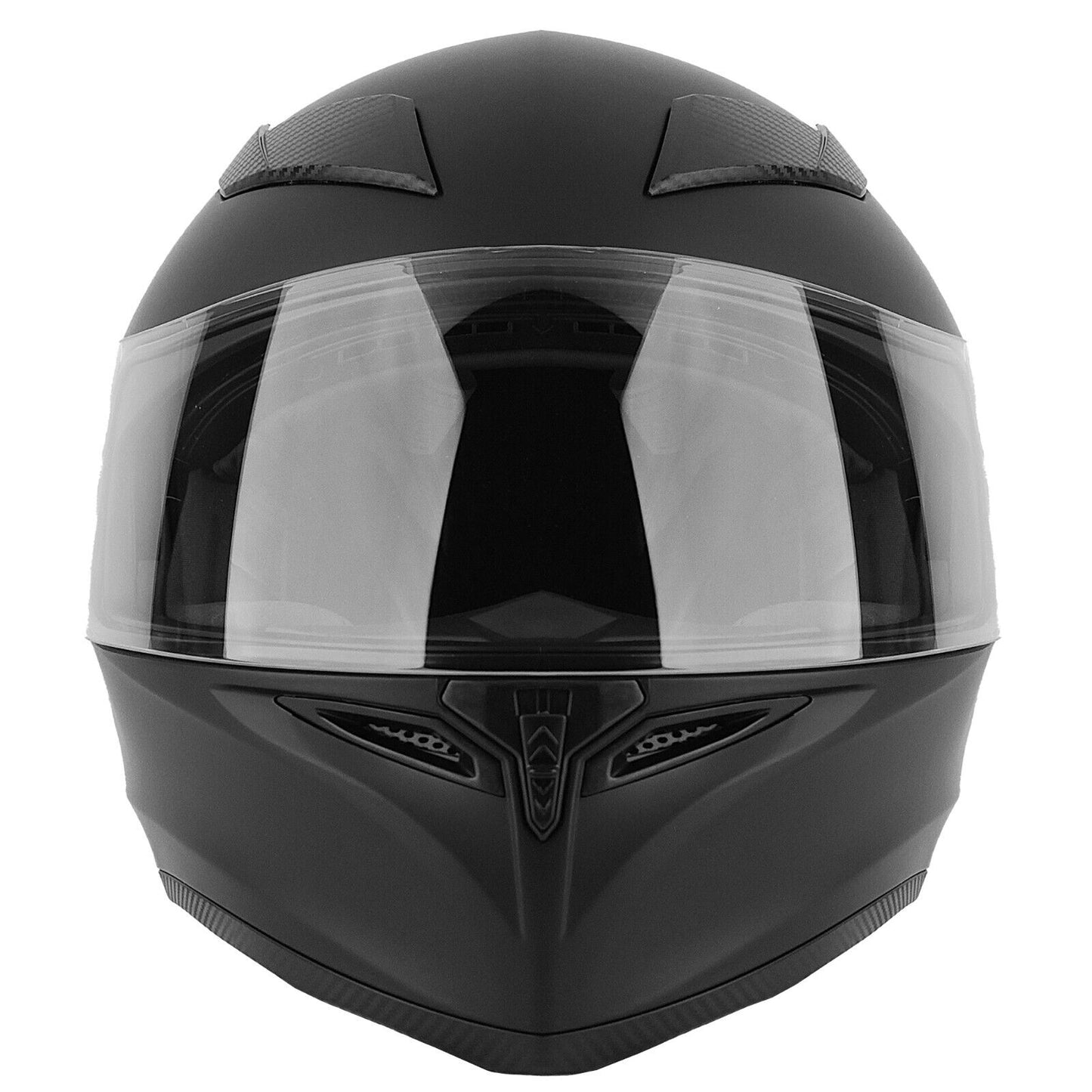 NEW Motorcycle Helmets DOT Full Face Matte Black + SHIELD OPTIONS - S M L XL XXL