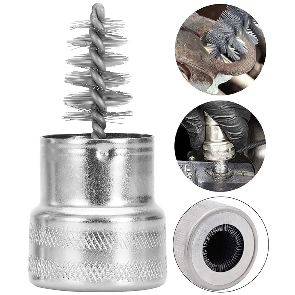 Car Detailing Brush Car Battery Post Terminal Cleaner anti Corrosion Battery Terminal Washer Car Wash Cleaning