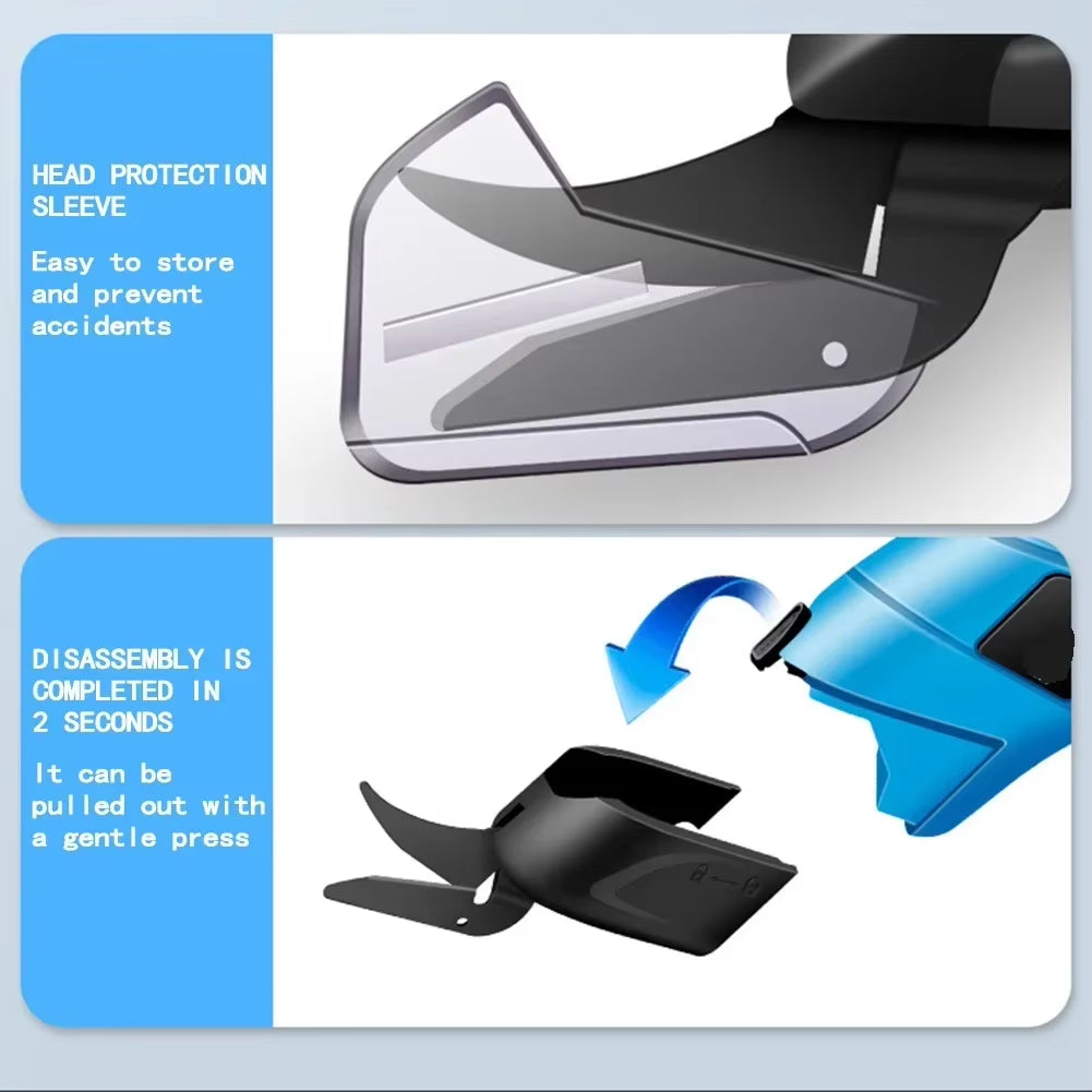 DIY Electric Scissors Cloth Cutting Leather Tailor Tungsten Carbide Blades Portable Hand Tools Lithium Batteries