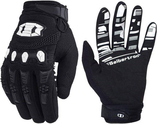 Unisex BMX MX ATV MTB Racing Mountain Bike Bicycle Cycling Off-Road/Dirt Bike Gloves Road Racing Motorcycle Motocross Sports Gloves Touch Recognition Full Finger Glove